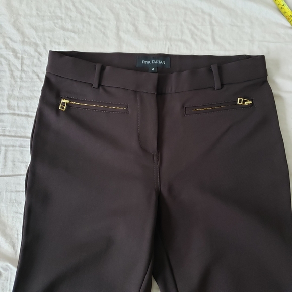 NEW Pink Tartan Trouser Pants Size 4 - Picture 10 of 10